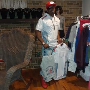 G.R.I.N.D WEAR Men's Jeans and Shirt Outfit